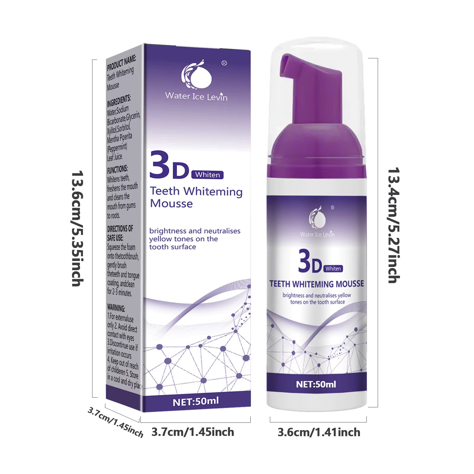 Whitening Foam Toothpaste – 50 ml